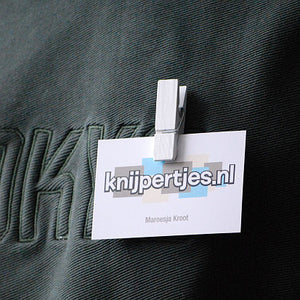 Naambadge mini knijper met magneet | Knijpertjes.nl