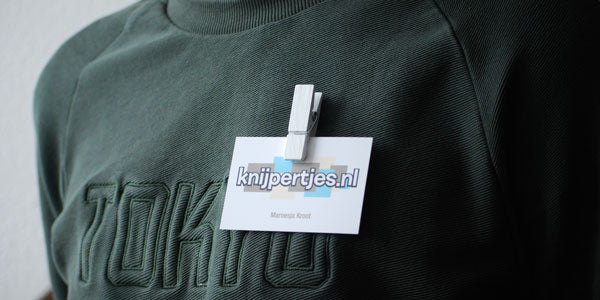 Naambadge duurzaam | Knijpertjes.nl
