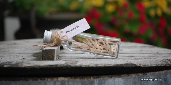 Originele bedankjes | Knijpertjes.nl