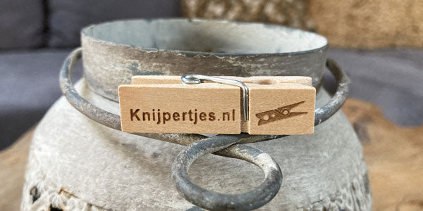 Gepersonaliseerde houten wasknijpers | Knijpertjes.nl
