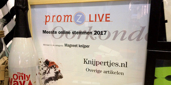 Meeste stemmen voor Knijpertjes.nl