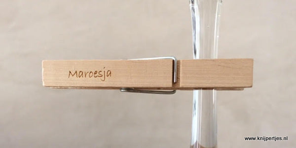 Gepersonaliseerde houten wasknijpers | Knijpertjes