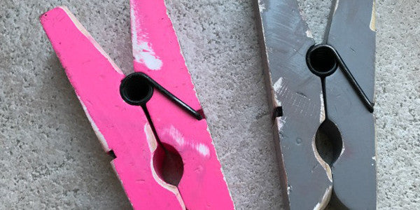 grote houten knijpers