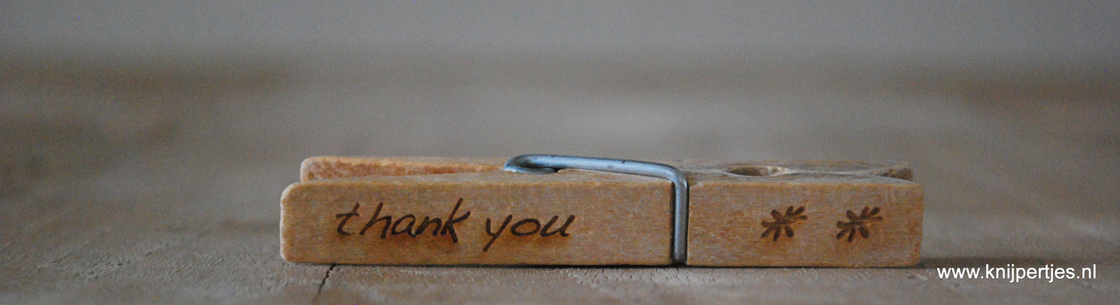 Originele bedankjes | Knijpertjes.nl