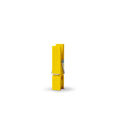 Gele mini knijpertjes 35mm | Knijpertjes