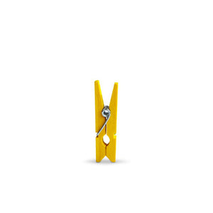 Mini wasknijpertjes geel | Knijpertjes