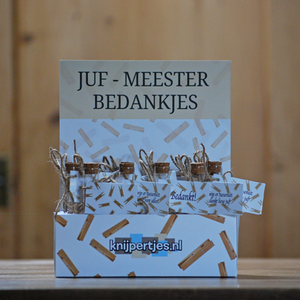 De leukste juf, meester en afscheid bedankjes | Knijpertjes.nl