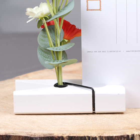 Origineel knijper geschenk | Kaarthouder Klompen | Knijpertjes.nl