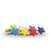 Mini wasknijpers met gekleurde ster | Knijpertjes
