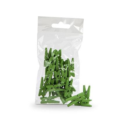 Mini knijpers groen 25mm | Knijpertjes