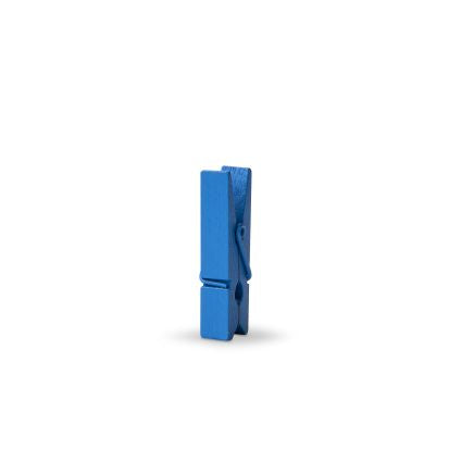 Mini knijper blauw 35x6mm | Knijpertjes