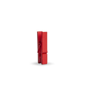 Mini knijpers rood 35x6mm | Knijpertjes