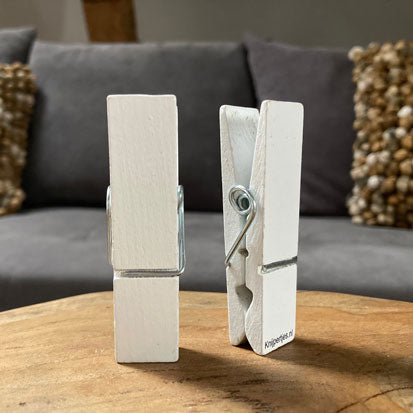 Grote wasknijpers wit