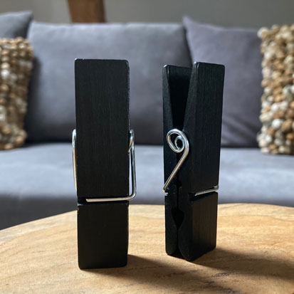 Grote wasknijper zwart