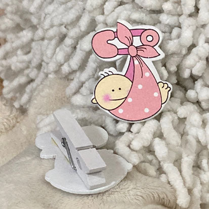 Geboorte wasknijpertjes meisje