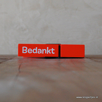 Originele bedankjes | Knijpertjes.nl