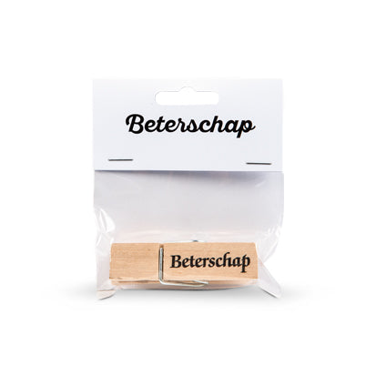 Wasknijper hout beterschap | Knijpertjes.nl