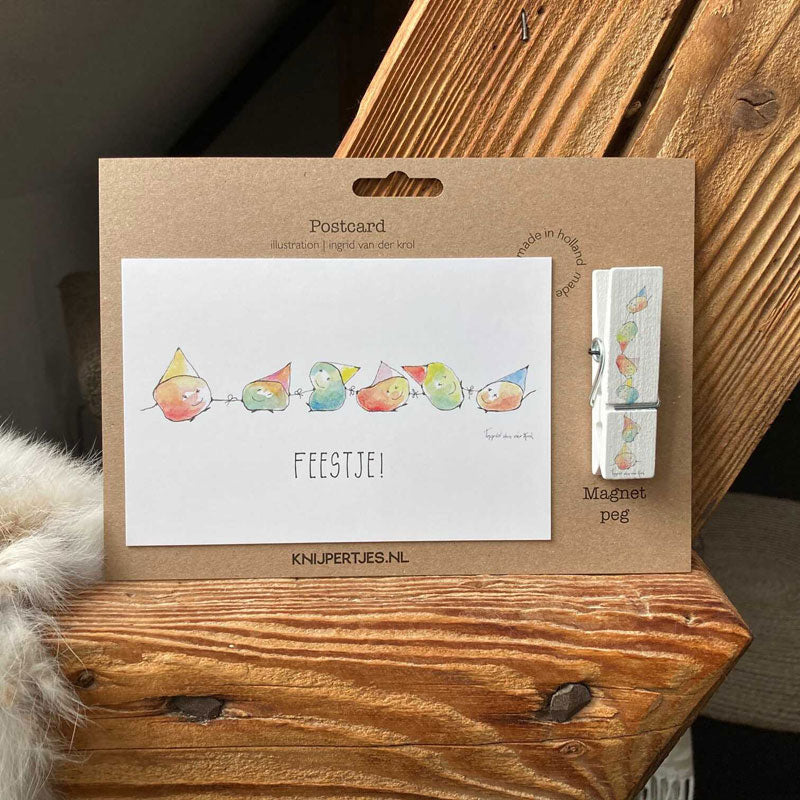 Feest kaarten bestellen? | Knijpertjes.nl