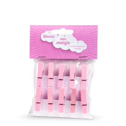 Mini knijpers roze | Kaartenlijn | Knijpertjes