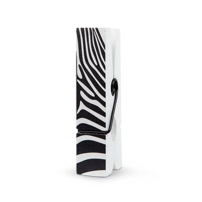 Originele ophanghaken met print Zebra | Knijpertjes.nl