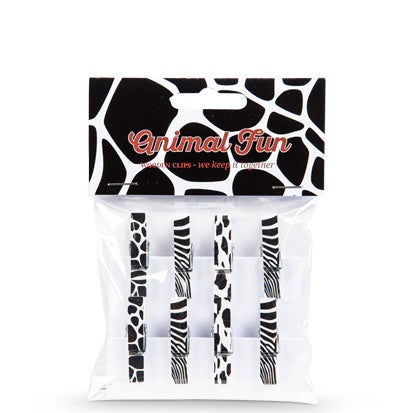 Decoratie knijpers met dierenprint | Knijpertjes