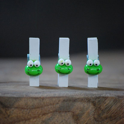 Mini knijpers Kikker