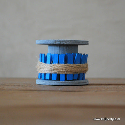 Kleine wasknijpertjes blauw | Knijpertjes.nl