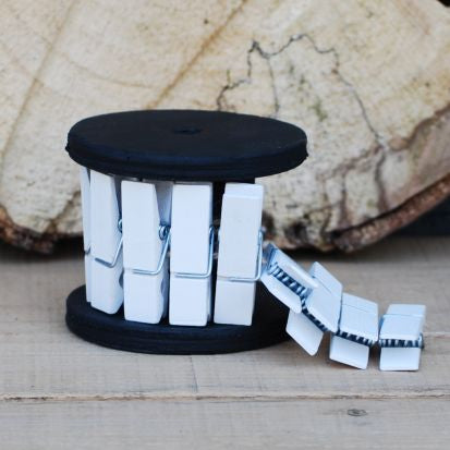 Witte mini knijpers kopen? | Knijpertjes.nl