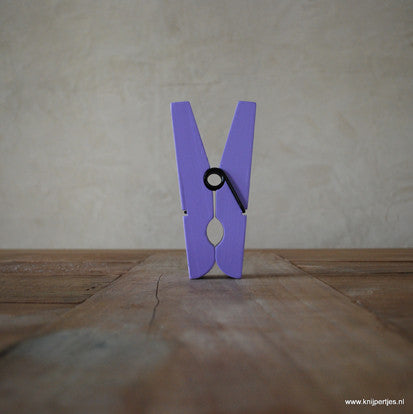 Grote Knijper Lila | Knijpertjes.nl