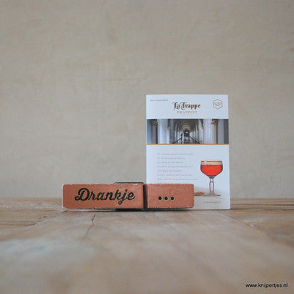 Wijnkaart houder | Knijpertjes.nl