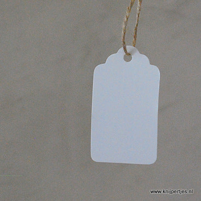 Cadeau Label Wit | Cadeau labels | Knijpertjes.nl