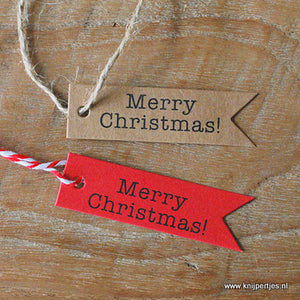 Cadeau labels kerst | Knijpertjes.nl