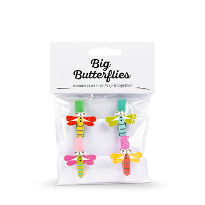 Knijpers met vlinder | Knijpertjes.nl