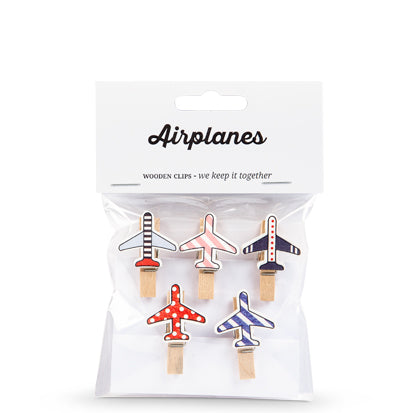 Decoratie knijpers | Airplanes | Knijpertjes.nl