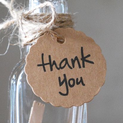 Cadeau label thank you | Knijpertjes.nl